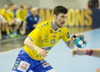 04.03.2021. Kielce. Mecz piłkarzy ręcznych: Flensburg-Handewitt - Łomża Vive Kielce / Wiktor Taszłow / Radio Kielce