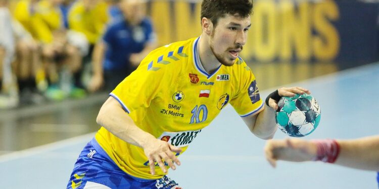 04.03.2021. Kielce. Mecz piłkarzy ręcznych: Flensburg-Handewitt - Łomża Vive Kielce / Wiktor Taszłow / Radio Kielce