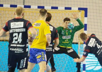 04.03.2021. Kielce. Mecz piłkarzy ręcznych: Flensburg-Handewitt - Łomża Vive Kielce / Wiktor Taszłow / Radio Kielce