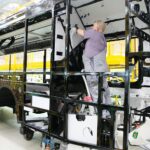 05.03.2021. Starachowice. Zakłady MAN / Wiktor Taszłow / Radio Kielce