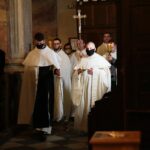 08.03.2021. Jędrzejów. Msza święta, w trakcie której poświęcona została kaplica bł. Wincentego Kadłubka / Wiktor Taszłow / Radio Kielce