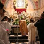 08.03.2021. Jędrzejów. Poświęcenie kaplicy bł. Wincentego Kadłubka. Na zdjęciu: abp Marek Jędraszewski, metropolita krakowski / Wiktor Taszłow / Radio Kielce