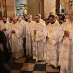 08.03.2021. Jędrzejów. Msza święta, w trakcie której poświęcona została kaplica bł. Wincentego Kadłubka / Wiktor Taszłow / Radio Kielce