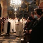 08.03.2021. Jędrzejów. Msza święta, w trakcie której poświęcona została kaplica bł. Wincentego Kadłubka / Wiktor Taszłow / Radio Kielce