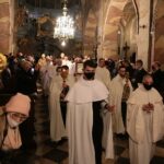 08.03.2021. Jędrzejów. Msza święta, w trakcie której poświęcona została kaplica bł. Wincentego Kadłubka / Wiktor Taszłow / Radio Kielce