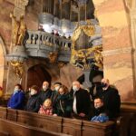 08.03.2021. Jędrzejów. Msza święta, w trakcie której poświęcona została kaplica bł. Wincentego Kadłubka / Wiktor Taszłow / Radio Kielce