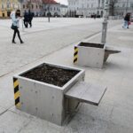 10.03.2021. Kielce. Miejsca nasadzeń kwiatów i krzewów na terenie miasta / Wiktor Taszłow / Radio Kielce