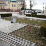 10.03.2021. Kielce. Miejsca nasadzeń kwiatów i krzewów na terenie miasta / Wiktor Taszłow / Radio Kielce