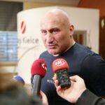 12.03.2021. Kielce. Konferencja prasowa dotycząca leczenia Hani Terleckiej. Na zdjęciu: Marcin Najman - były bokser i zawodnik MMA / Wiktor Taszłow / Radio Kielce