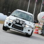 13.03.2021. Miedziana Góra. V WIELKIE STARCIE Subaru Impreza vs. Mitsubishi Lancer EVO / Wiktor Taszłow / Radio Kielce