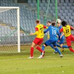 13.03.2021 Kielce. Fortuna 1. Liga. Korona Kielce - Puszcza Niepołomice / Wiktor Taszłow / Radio Kielce