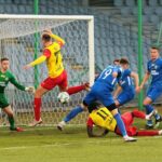 13.03.2021 Kielce. Fortuna 1. Liga. Korona Kielce - Puszcza Niepołomice / Wiktor Taszłow / Radio Kielce