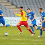 13.03.2021 Kielce. Fortuna 1. Liga. Korona Kielce - Puszcza Niepołomice / Wiktor Taszłow / Radio Kielce