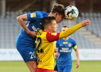 13.03.2021 Kielce. Fortuna 1. Liga. Korona Kielce - Puszcza Niepołomice / Wiktor Taszłow / Radio Kielce