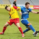13.03.2021 Kielce. Fortuna 1. Liga. Korona Kielce - Puszcza Niepołomice / Wiktor Taszłow / Radio Kielce