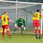 13.03.2021 Kielce. Fortuna 1. Liga. Korona Kielce - Puszcza Niepołomice / Wiktor Taszłow / Radio Kielce