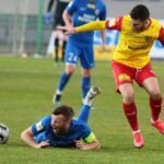 13.03.2021 Kielce. Fortuna 1. Liga. Korona Kielce - Puszcza Niepołomice / Wiktor Taszłow / Radio Kielce