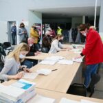 14.03.2021. Kielce. Szczepienia przeciw COVID-19 w Szpitalu Tymczasowym / Wiktor Taszłow / Radio Kielce