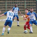 14.03.2021. Kielce. Mecz 24. kolejki III ligi: Korona II Kielce - Wisła Puławy / Wiktor Taszłow / Radio Kielce