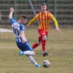 14.03.2021. Kielce. Mecz 24. kolejki III ligi: Korona II Kielce - Wisła Puławy / Wiktor Taszłow / Radio Kielce