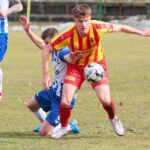 14.03.2021. Kielce. Mecz 24. kolejki III ligi: Korona II Kielce - Wisła Puławy / Wiktor Taszłow / Radio Kielce