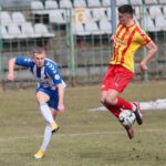 14.03.2021. Kielce. Mecz 24. kolejki III ligi: Korona II Kielce - Wisła Puławy / Wiktor Taszłow / Radio Kielce