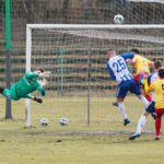 14.03.2021. Kielce. Mecz 24. kolejki III ligi: Korona II Kielce - Wisła Puławy / Wiktor Taszłow / Radio Kielce