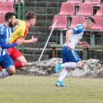 14.03.2021. Kielce. Mecz 24. kolejki III ligi: Korona II Kielce - Wisła Puławy / Wiktor Taszłow / Radio Kielce