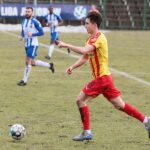 14.03.2021. Kielce. Mecz 24. kolejki III ligi: Korona II Kielce - Wisła Puławy / Wiktor Taszłow / Radio Kielce
