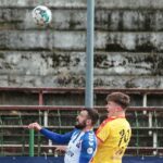 14.03.2021. Kielce. Mecz 24. kolejki III ligi: Korona II Kielce - Wisła Puławy / Wiktor Taszłow / Radio Kielce