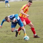 14.03.2021. Kielce. Mecz 24. kolejki III ligi: Korona II Kielce - Wisła Puławy / Wiktor Taszłow / Radio Kielce