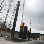 15.03.2021. Kielce. Parking przed starostwem powiatowym / Wiktor Taszłow / Radio Kielce