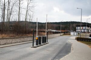 15.03.2021. Kielce. Parking przed starostwem powiatowym / Wiktor Taszłow / Radio Kielce