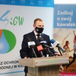 15.03.2021. Kielce. Ogłoszenie przez WFOŚiGW konkursu dla gmin i szkół "Czyste Świętokrzyskie". Na zdjęciu: Ryszard Gliwiński - prezes WFOŚiGW / Wiktor Taszłow / Radio Kielce