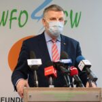 15.03.2021. Kielce. Ogłoszenie przez WFOŚiGW konkursu dla gmin i szkół "Czyste Świętokrzyskie". Na zdjęciu: Jarosław Rusiecki - senator PiS / Wiktor Taszłow / Radio Kielce