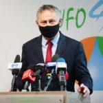 15.03.2021. Kielce. Ogłoszenie przez WFOŚiGW konkursu dla gmin i szkół "Czyste Świętokrzyskie". Na zdjęciu: Zbigniew Koniusz - wojewoda świętokrzyski / Wiktor Taszłow / Radio Kielce