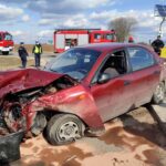 13.03.2021 Ćmielów. Wypadek na obwodnicy / Ratownictwo Powiatu Ostrowieckiego