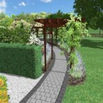 Bełzów. Wizualizacja ogrodu sensorycznego / Joanna Niewiadomska-Majewicz