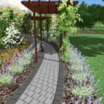 Bełzów. Wizualizacja ogrodu sensorycznego / Joanna Niewiadomska-Majewicz