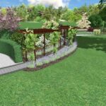 Bełzów. Wizualizacja ogrodu sensorycznego / Joanna Niewiadomska-Majewicz