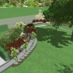 Bełzów. Wizualizacja ogrodu sensorycznego / Joanna Niewiadomska-Majewicz