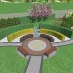 Bełzów. Wizualizacja ogrodu sensorycznego / Joanna Niewiadomska-Majewicz