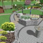 Bełzów. Wizualizacja ogrodu sensorycznego / Joanna Niewiadomska-Majewicz