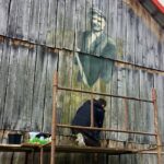 Deskal w Chrobrzu. Na zdjęciu: Arkadiusz Andrejkow / Spływy kajakowe Nidą Chroberz