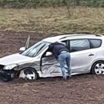 16.04.2021. Straszniów Gumienicki. Wypadek / słuchacz Radia Kielce