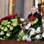 10.04.2021. Łódź. Bazylika Archikatedralna pw. św. Stanisława Kostki. Msza święta pogrzebowa Krzysztofa Krawczyka / PAP/Grzegorz Michałowski