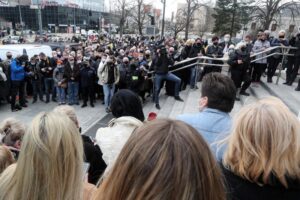 10.04.2021. Łódź. Bazylika Archikatedralna pw. św. Stanisława Kostki. Msza święta pogrzebowa Krzysztofa Krawczyka / PAP/Roman Zawistowski