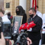 10.04.2021. Łódź. Bazylika Archikatedralna pw. św. Stanisława Kostki. Msza święta pogrzebowa Krzysztofa Krawczyka / PAP/Grzegorz Michałowski