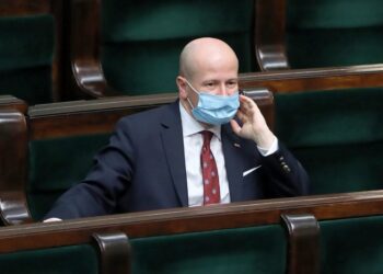 15.04.2021. Warszawa. Na zdjęciu: poseł PiS Bartłomiej Wróblewski, który został powołany przez Sejm na stanowisko Rzecznika Praw Obywatelskich / PAP/Wojciech Olkuśnik