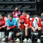 20.04.2021. Marki. Polska - Austria - rewanżowy mecz barażowym o awans do mistrzostw świata piłkarek ręcznych. Smutek reprezentantek Polski / PAP/Leszek Szymański
